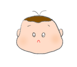 Expression of boy 2 sticker #686366