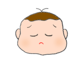 Expression of boy 2 sticker #686371