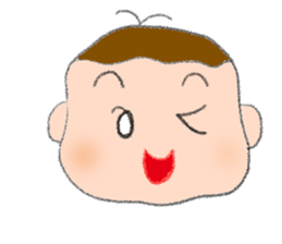 Expression of boy 2 sticker #686375