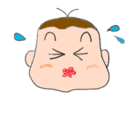 Expression of boy 2 sticker #686380