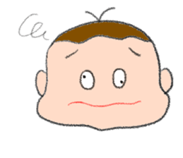 Expression of boy 2 sticker #686382