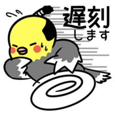 Topknot cockatiel sticker #686439