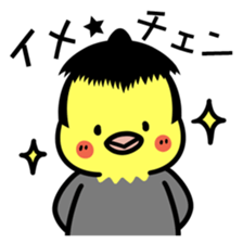 Topknot cockatiel sticker #686462