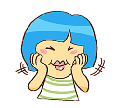 Cute Kinokoto chan (manga style) sticker #686546