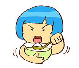 Cute Kinokoto chan (manga style) sticker #686555