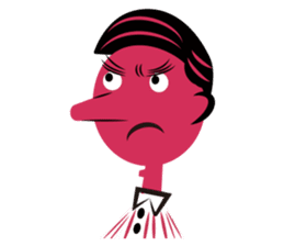 Stickers for Couples/2 color-print style sticker #686598