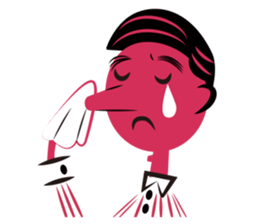 Stickers for Couples/2 color-print style sticker #686600