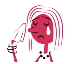 Stickers for Couples/2 color-print style sticker #686601