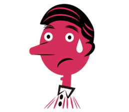 Stickers for Couples/2 color-print style sticker #686604