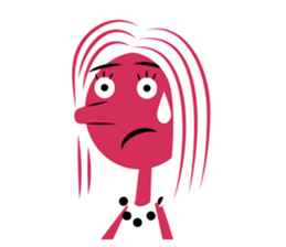 Stickers for Couples/2 color-print style sticker #686605