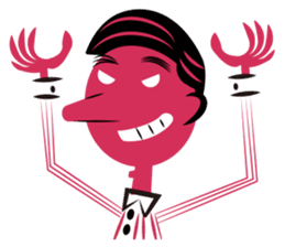 Stickers for Couples/2 color-print style sticker #686608