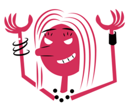 Stickers for Couples/2 color-print style sticker #686609