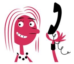 Stickers for Couples/2 color-print style sticker #686613