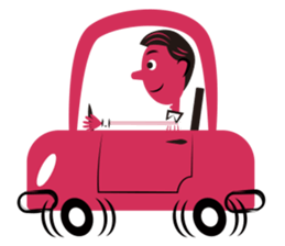 Stickers for Couples/2 color-print style sticker #686624