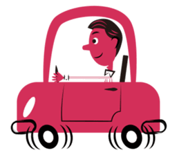 Stickers for Couples/2 color-print style sticker #686624