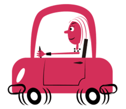 Stickers for Couples/2 color-print style sticker #686625