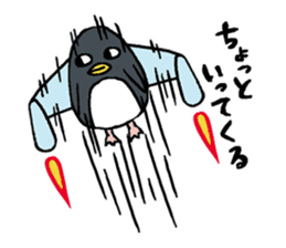 Sticker of penguin inflame sticker #686713