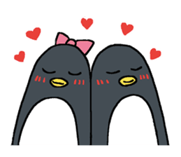 Sticker of penguin inflame sticker #686736