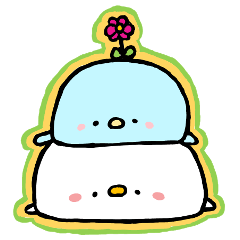 White birds and Blue birds by sarasvatii