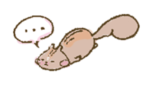 Cawaii-squirrel sticker #687146