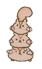 Cawaii-squirrel sticker #687148
