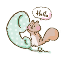 Cawaii-squirrel sticker #687153