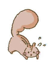 Cawaii-squirrel sticker #687155