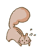 Cawaii-squirrel sticker #687155