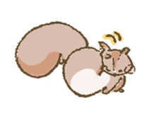 Cawaii-squirrel sticker #687156