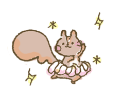 Cawaii-squirrel sticker #687167