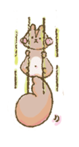 Cawaii-squirrel sticker #687168