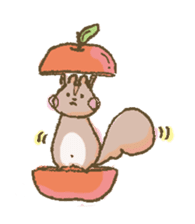 Cawaii-squirrel sticker #687169