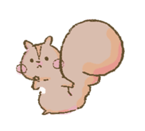 Cawaii-squirrel sticker #687174