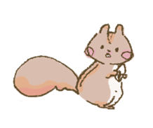 Cawaii-squirrel sticker #687176