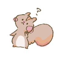 Cawaii-squirrel sticker #687178