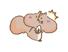 Cawaii-squirrel sticker #687180