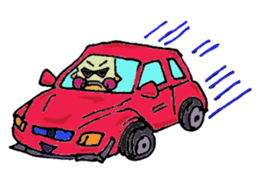 Jabbing bread sticker #687280