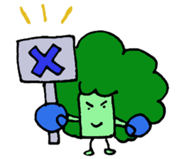 Jabbing bread sticker #687285