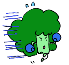 Jabbing bread sticker #687288