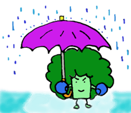 Jabbing bread sticker #687293