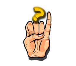 The art of a hand (Ver.2) sticker #687468