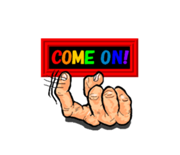 The art of a hand (Ver.2) sticker #687470