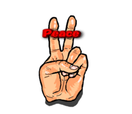 The art of a hand (Ver.2) sticker #687472