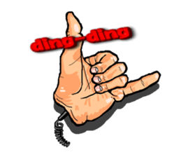 The art of a hand (Ver.2) sticker #687476