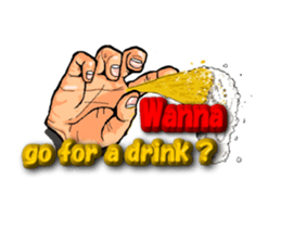 The art of a hand (Ver.2) sticker #687479