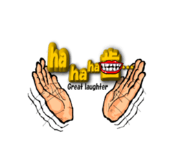 The art of a hand (Ver.2) sticker #687482