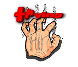 The art of a hand (Ver.2) sticker #687487