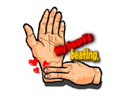 The art of a hand (Ver.2) sticker #687488