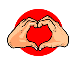 The art of a hand (Ver.2) sticker #687489