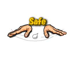 The art of a hand (Ver.2) sticker #687504